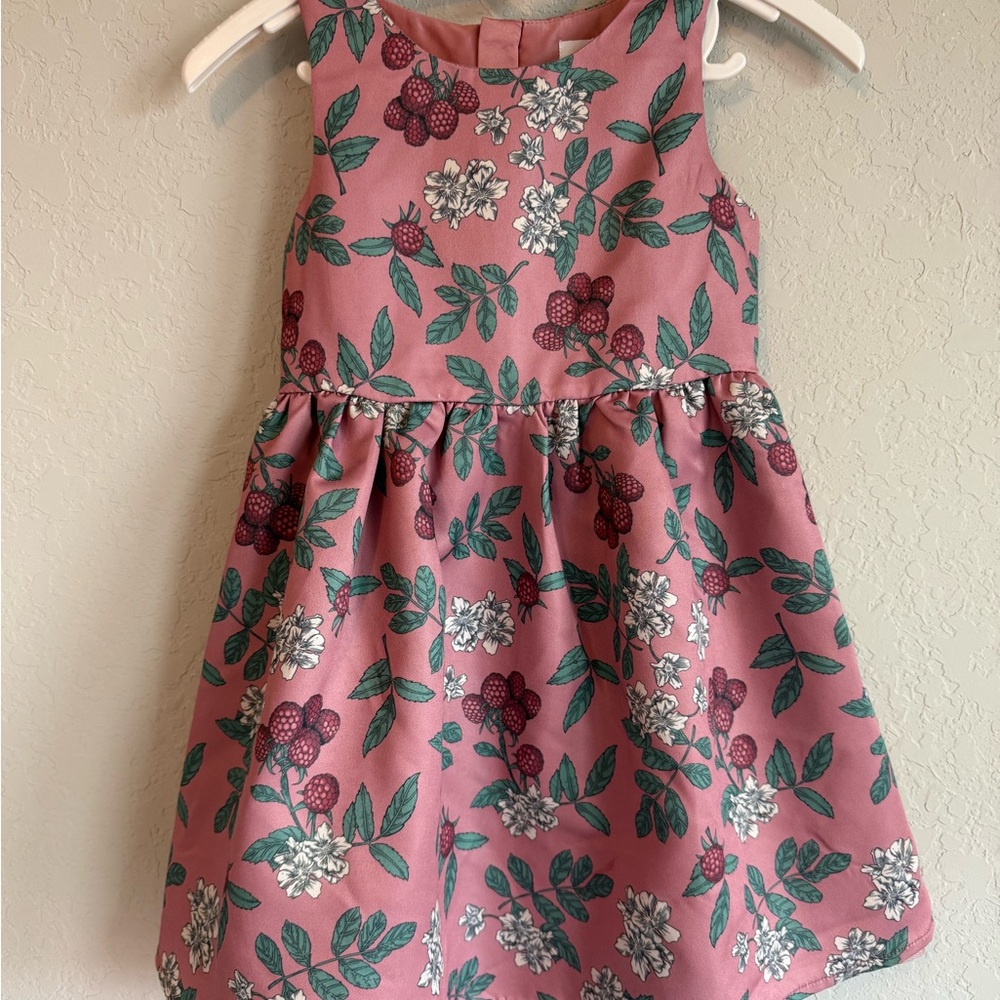 Floral Pink Kids Dress